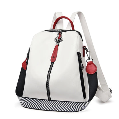Sac à dos en cuir souple femme