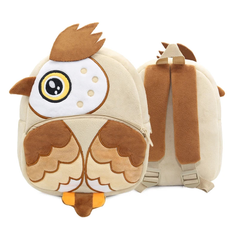 Sac à dos enfant animaux en peluche