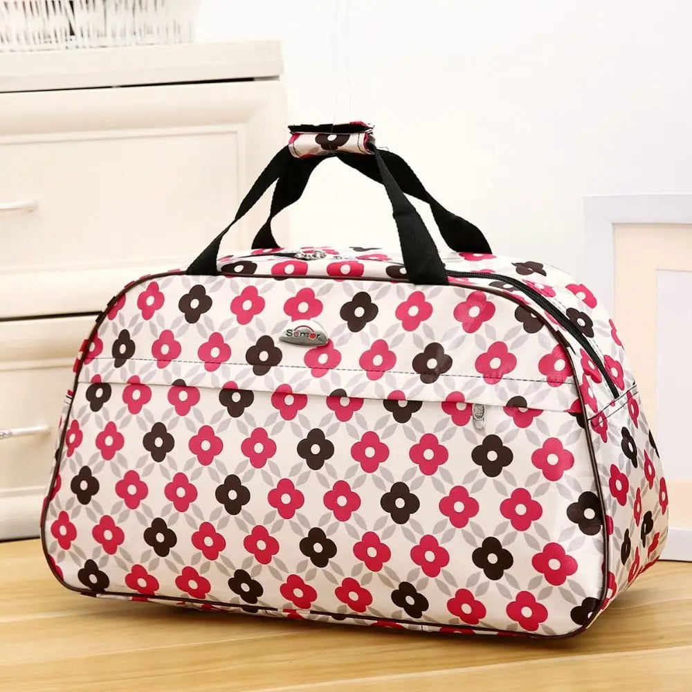 Sac de Voyage Pliable en Oxford 44x27x16 cm