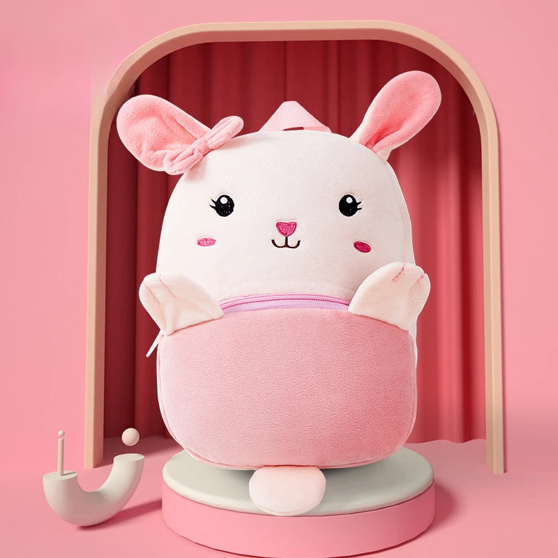 Sac à dos enfant animaux en peluche maternelle