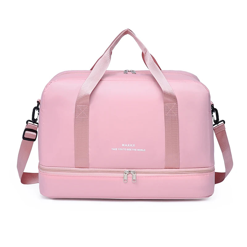 Sac de Voyage Oxford Grande Capacité Compartiment Chaussures