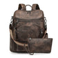 Sac à dos business rétro en cuir PU
