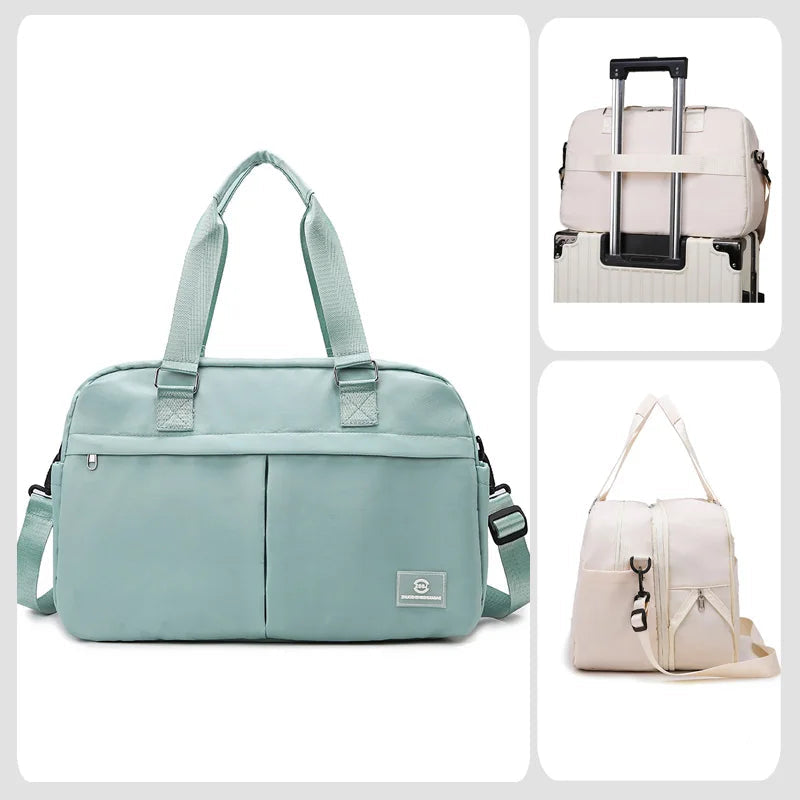 Sac de Voyage Femme Nylon Extensible Grande Capacité