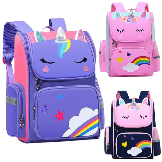Sac à dos enfant licorne arc-en-ciel