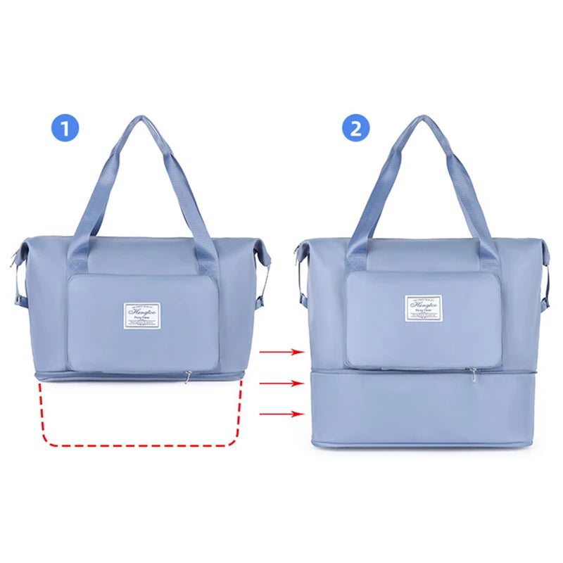 Sac de Voyage Femme Pliable Extensible Oxford 51 cm
