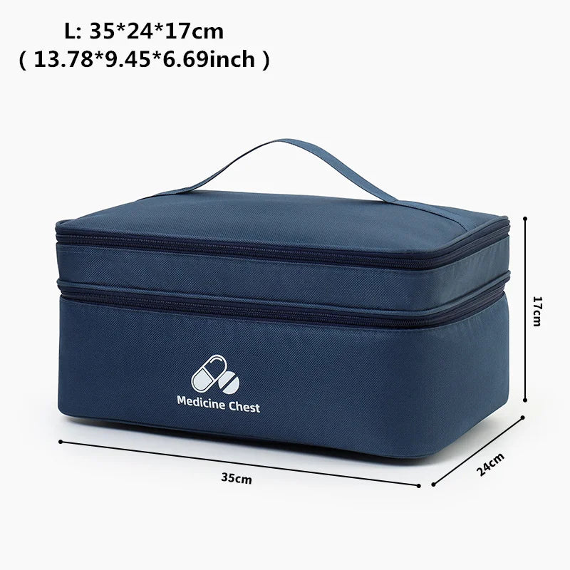 Grande Trousse Médicale de Voyage à Double Compartiment