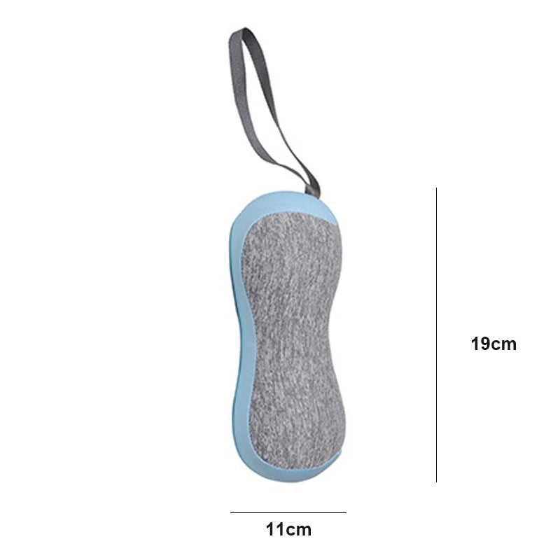 Mini coussin de voyage portatif en U pour soutien cervical et repos nomade