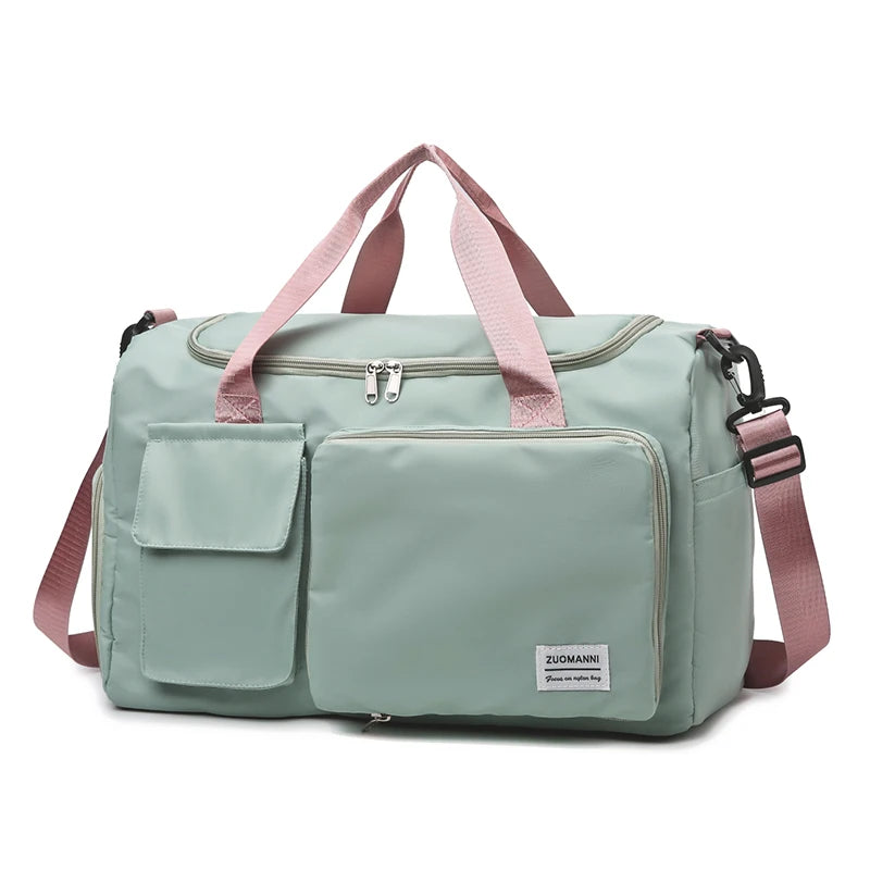 Sac de Voyage Femme 35L Compartiment Chaussures & Séparation Humide