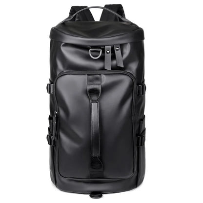 Sac à dos de voyage polyvalent en similicuir