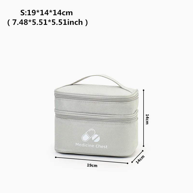 Grande Trousse Médicale de Voyage à Double Compartiment