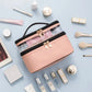 Trousse de Toilette Étanche à Double Compartiment – PU & PVC