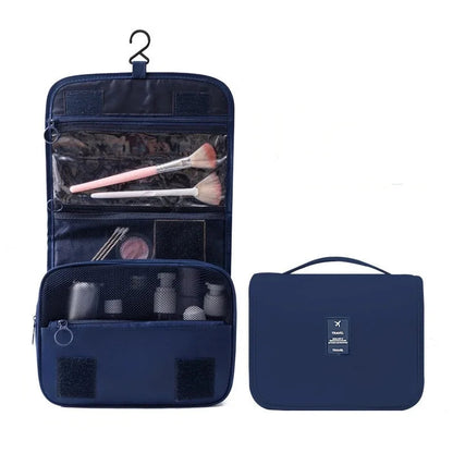 Trousse de Toilette Suspendue en Polyester Imperméable – Multi-compartiments Voyage & Salle de Bain
