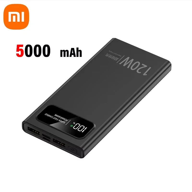 Xiaomi Power Bank 20000mAh 120W Super Fast Charge avec Affichage Digital