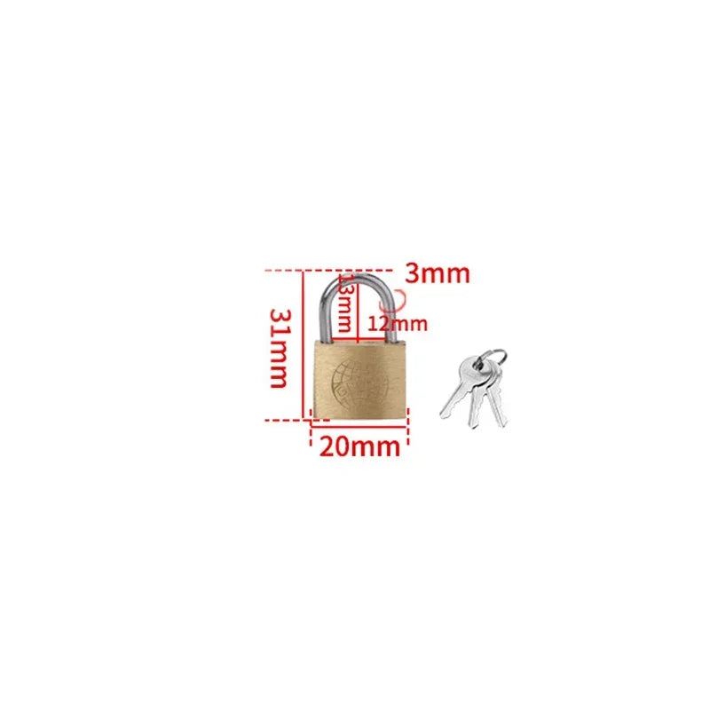 Cadenas en Cuivre avec Clé – Sécurité Polyvalente