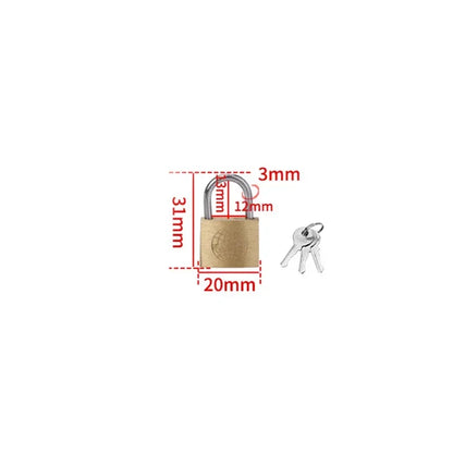 Cadenas en Cuivre avec Clé – Sécurité Polyvalente