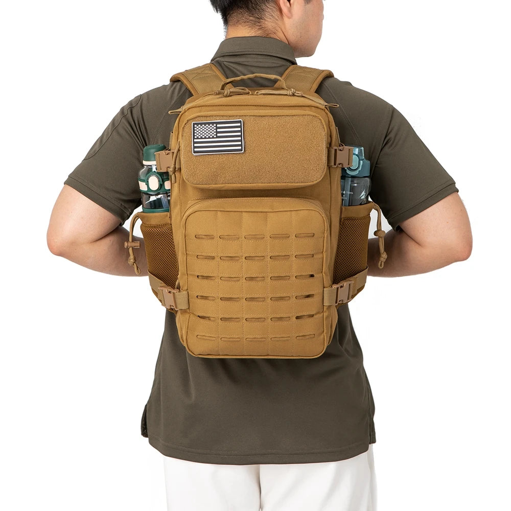 Sac à dos tactique militaire MOLLE polyester 25L