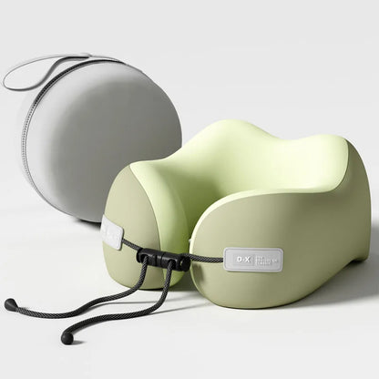 Coussin de voyage ergonomique en mousse mémoire pour soutien cervical et confort aérien