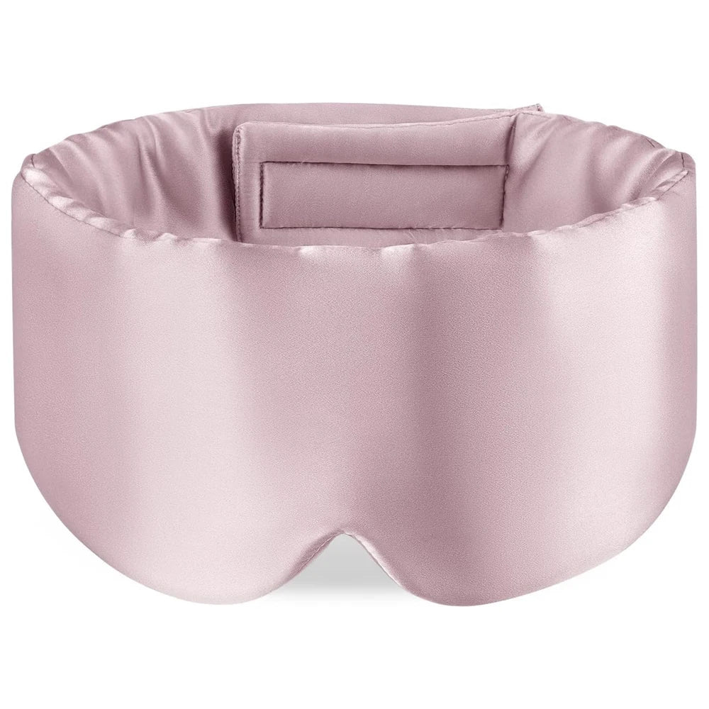 Masque de sommeil en soie ajustable confort absolu