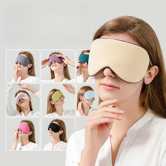 Masque de sommeil coréen léger réversible chaud et frais