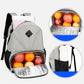 Sac à dos ordinateur & isotherme 2-en-1 – USB & rangement repas