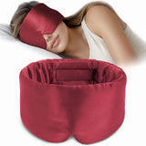 Masque de sommeil en soie ajustable confort absolu, coloris gris clair