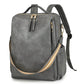 Sac à dos rétro en cuir PU imperméable