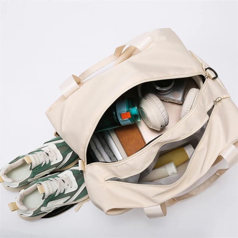 Sac de Voyage Oxford Grande Capacité Compartiment Chaussures