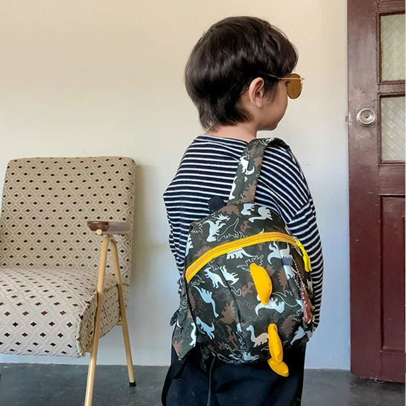Sac à dos enfant dinosaure nylon anti perte