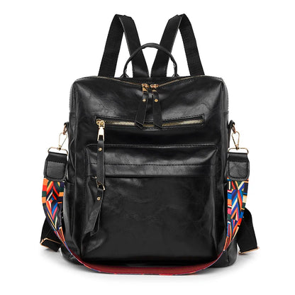 Sac à dos multifonction en cuir synthétique