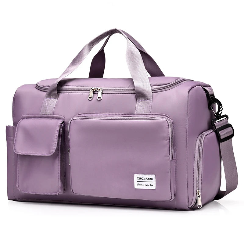 Sac de Voyage Femme 35L Compartiment Chaussures & Séparation Humide