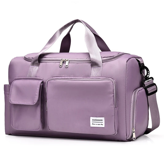Sac de Voyage Femme 35L Compartiment Chaussures & Séparation Humide