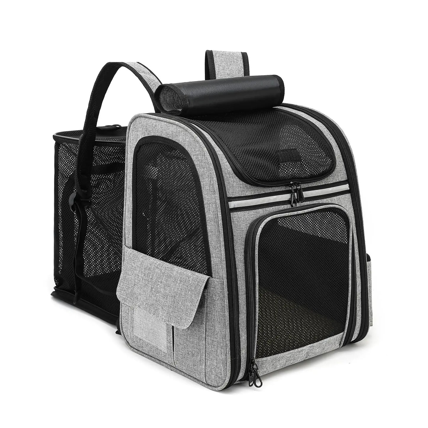 Sac à dos de transport pour animaux en Oxford pliable et extensible