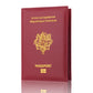 Porte-Passeport Français en Cuir PU Haute Qualité