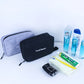 Trousse de toilette suspendue en nylon imperméable compacte