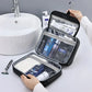 Trousse de toilette suspendue en cuir PU imperméable