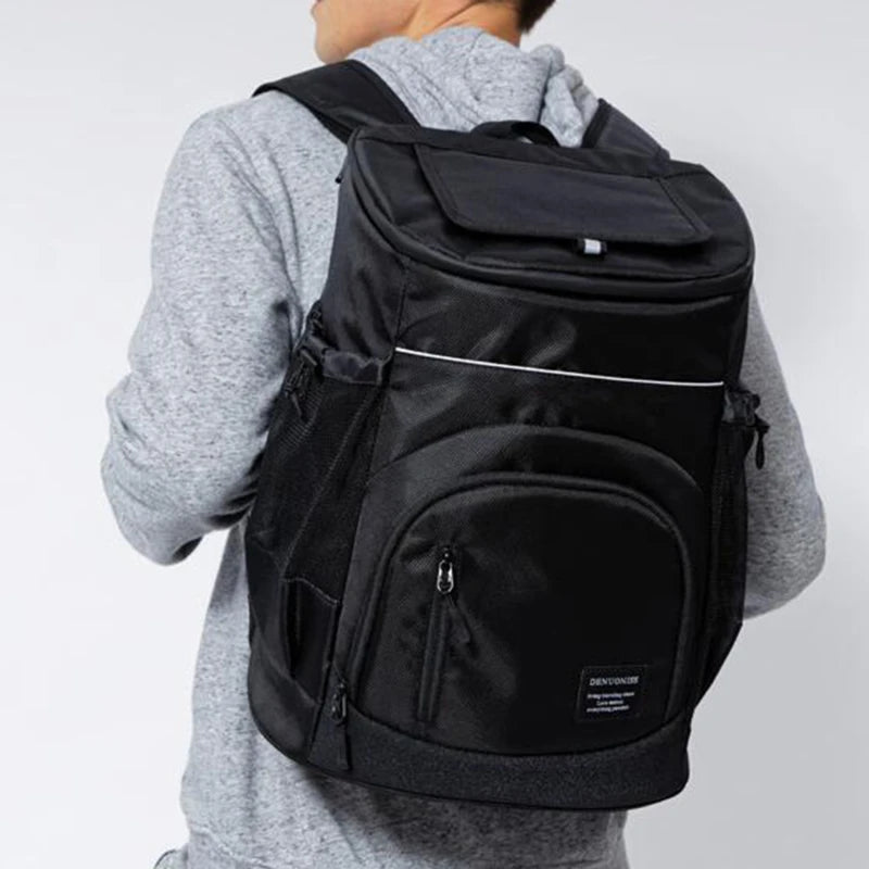 Sac à dos isotherme 30L – Grande capacité 36 canettes, étanche & multifonction