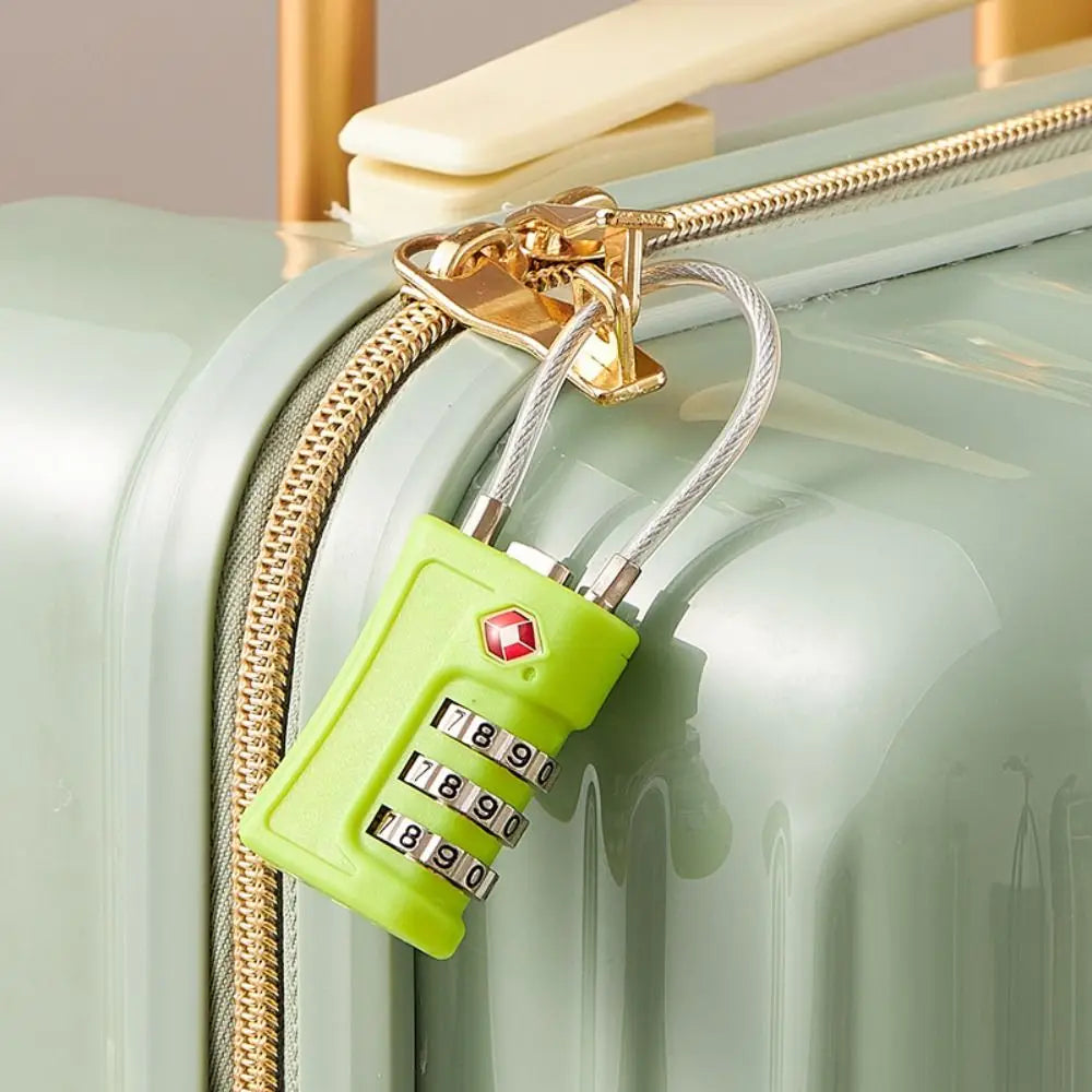 Cadenas TSA à Code Couleurs – 3 Chiffres Antivol pour Bagages