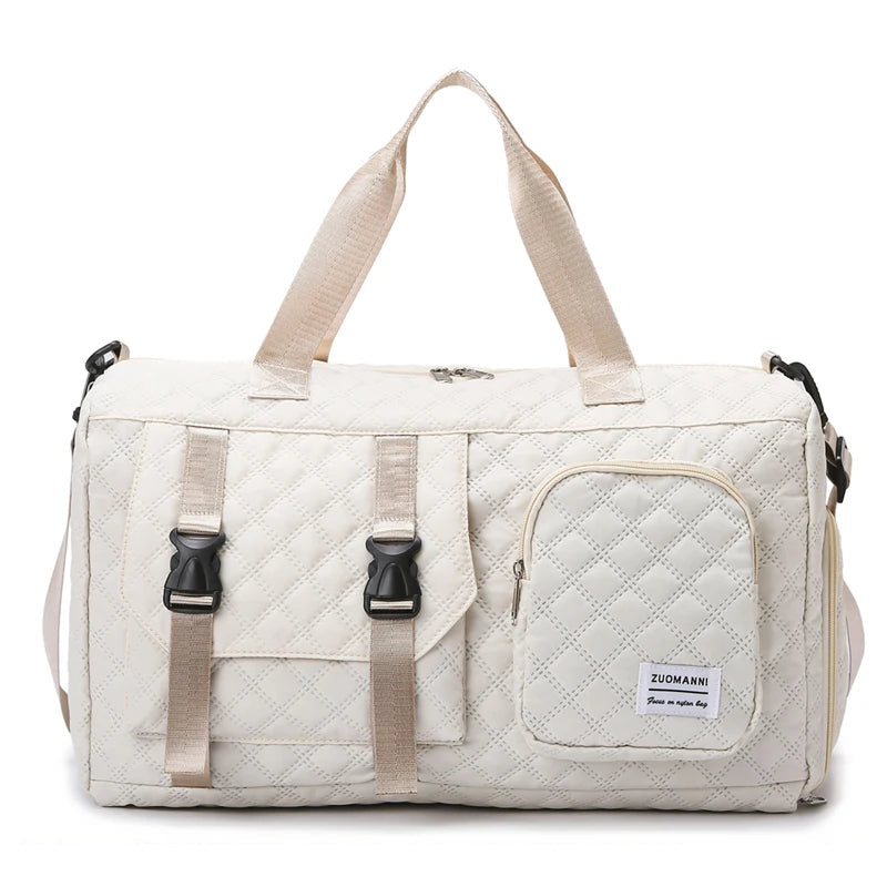 Sac de Sport Femme Matelassé Compartiment Chaussures