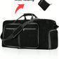 Sac de voyage pliable 65L en polyester avec compartiment chaussures