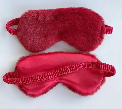 Masque de sommeil doux en peluche