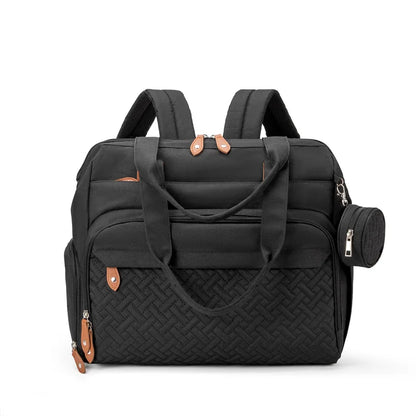 Sac à langer multifonction gris – Grande capacité et design pratique