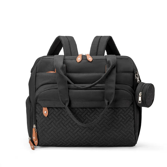 Sac à langer multifonction gris – Grande capacité et design pratique