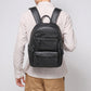 Sac à dos en cuir véritable format compact