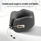 Coussin de voyage pliable en mousse mémoire U-Shape avec housse premium