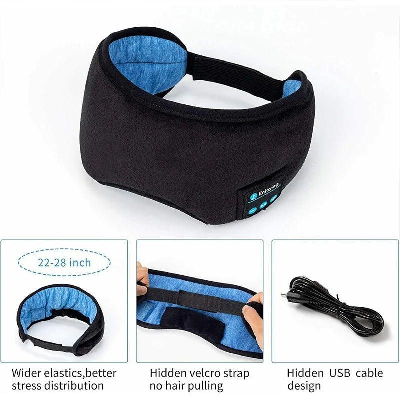 Masque de sommeil Bluetooth avec écouteurs intégrés