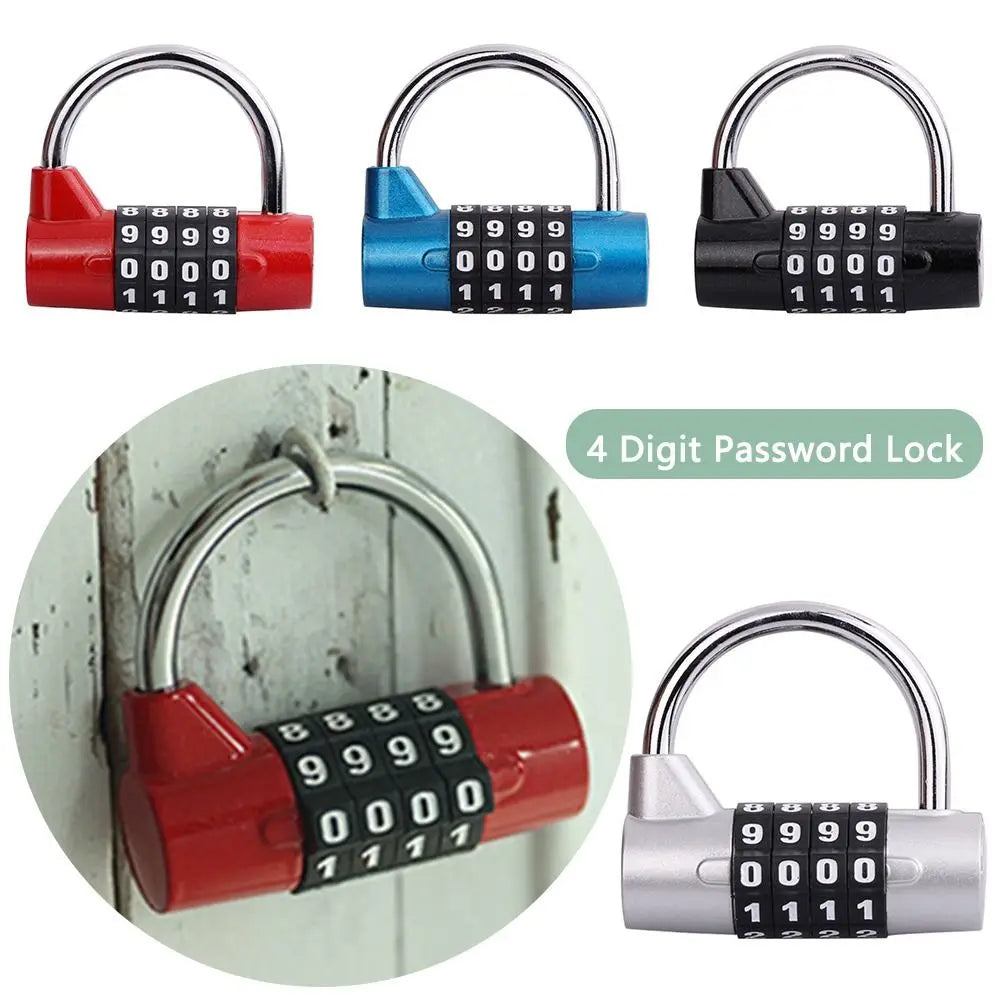 Cadenas à Code 4 Chiffres Renforcé – Sécurité Antivol Extérieure