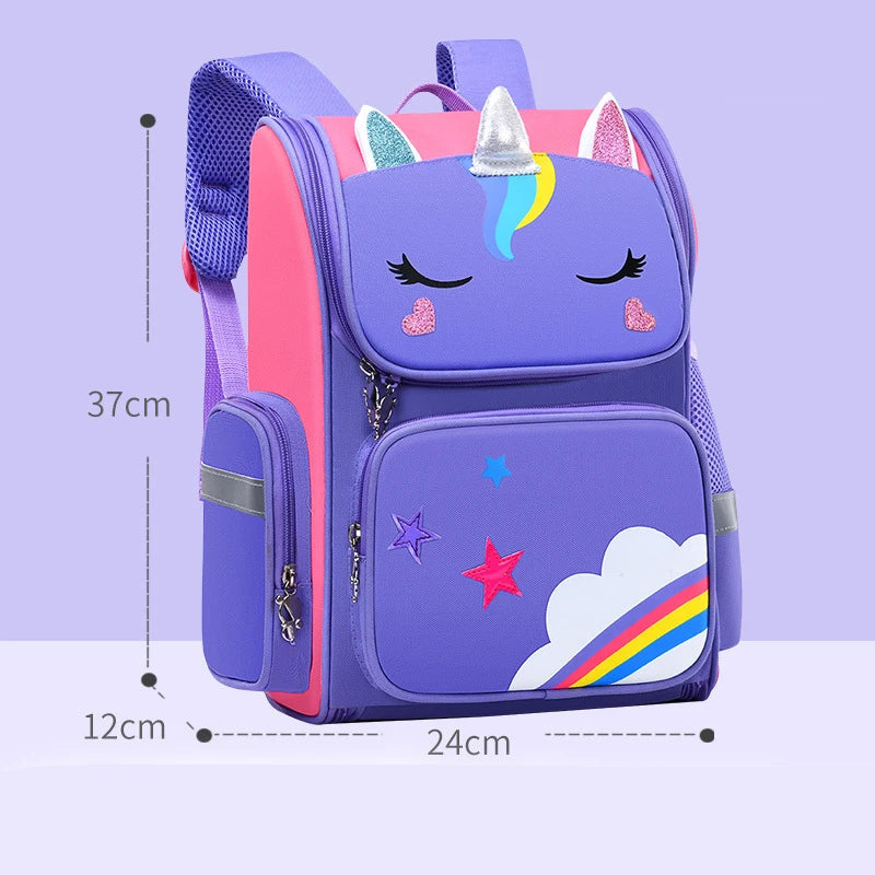 Sac à dos fille licorne waterproof grande capacité