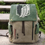 Sac à dos Anime en toile, toile et flanelle