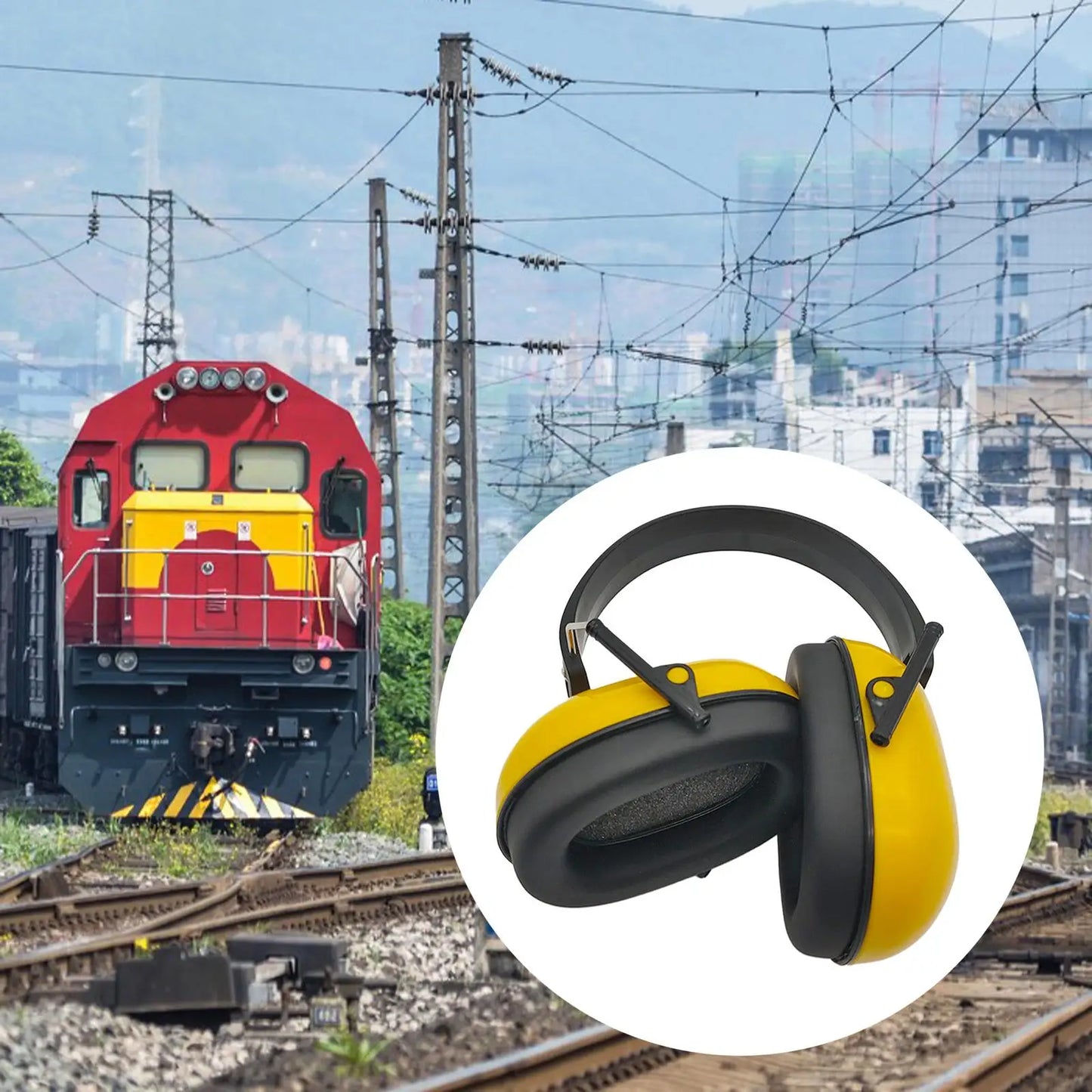 Casque anti-bruit pliable haute protection