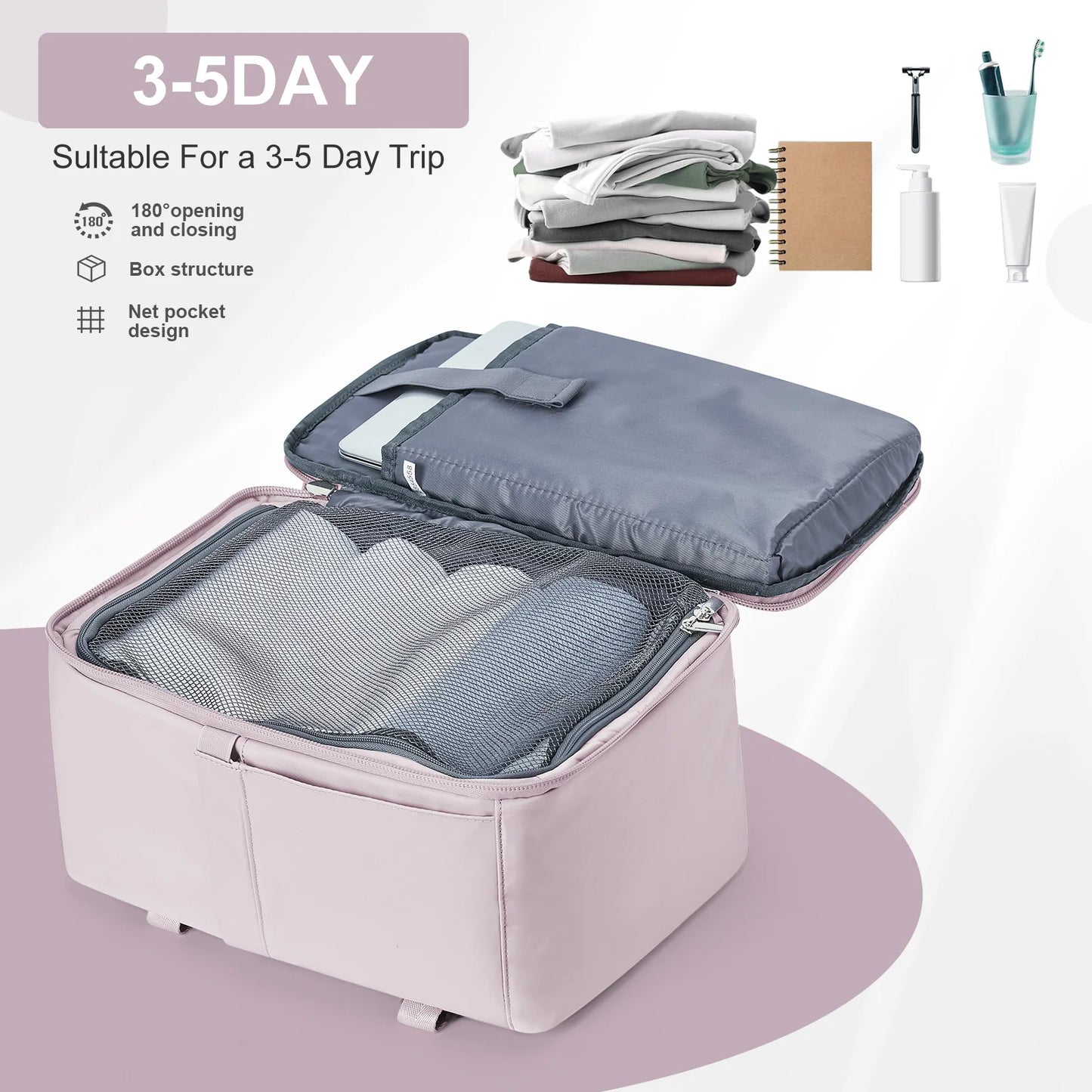 Sac à Dos Cabine 40×25×20 – Voyage & Ordinateur 14’’